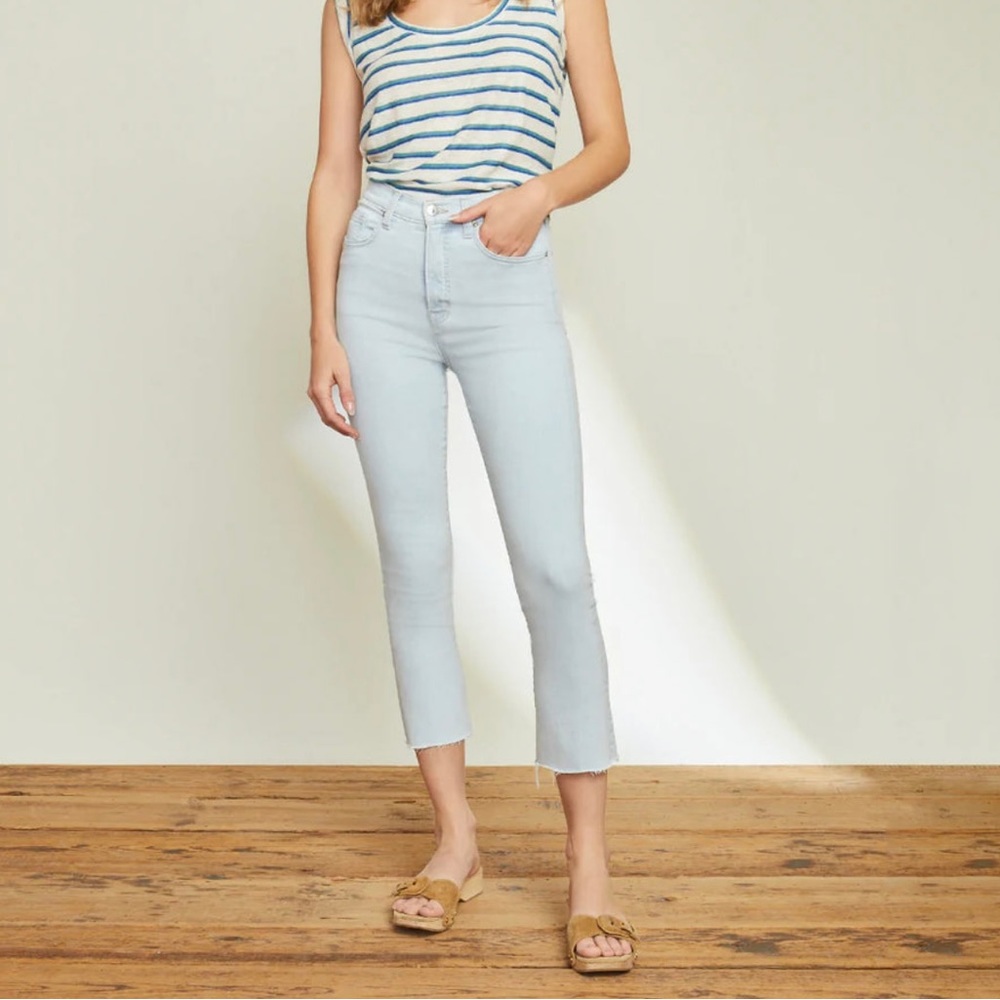 VERONICA BEARD - CARLY KICK FLARE JEAN - RAW HEM - SZ 26 - NWT